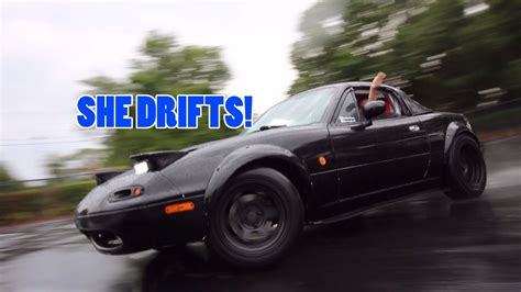 Drifting my Turbo Miata! - YouTube