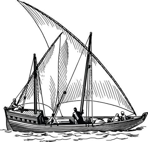 Free Clipart Of a sailing ship