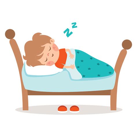 Cartoon Illustration Of Kid Sleeping 13474360 Vector Art at Vecteezy