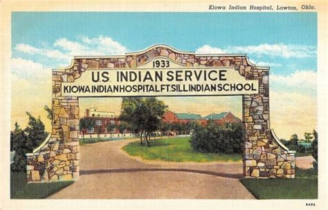 Indian Hospital, Lawton, Oklahoma Antique Postcard (T66) - Mary L. Martin Ltd. Postcards