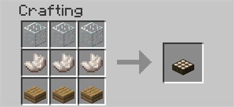 Redstone Comparator Recipe