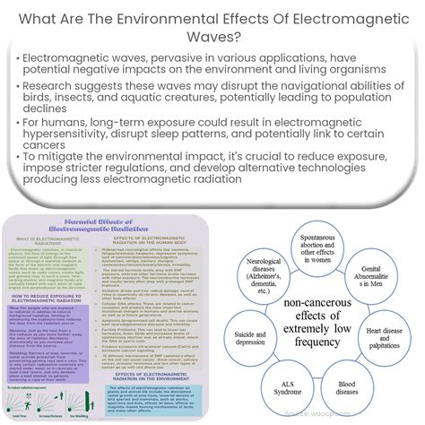 What are the environmental effects of electromagnetic waves?