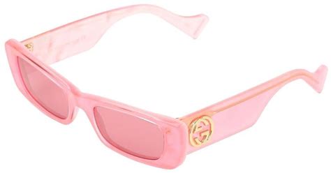 Gucci Fluo Square Acetate Sunglasses in Neon Pink (Pink) - Lyst