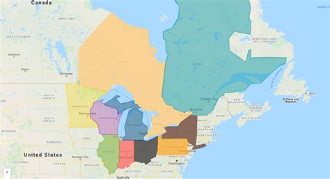 PFAS Around the Great Lakes Region: Actions taken in each state or province and standards set ...