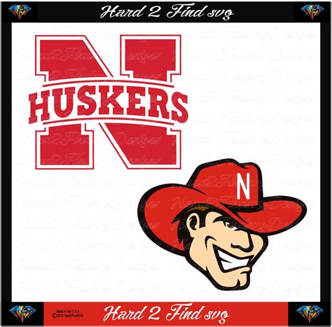 Nebraska Cornhuskers Sports Design Use With Your Silhouette Studio DXF ...