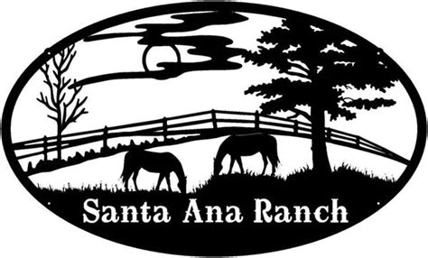 Horses Grazing in the Field Ranch Sign - Rusty Rooster Metal in 2023 | Ranch sign, Horse ranch ...