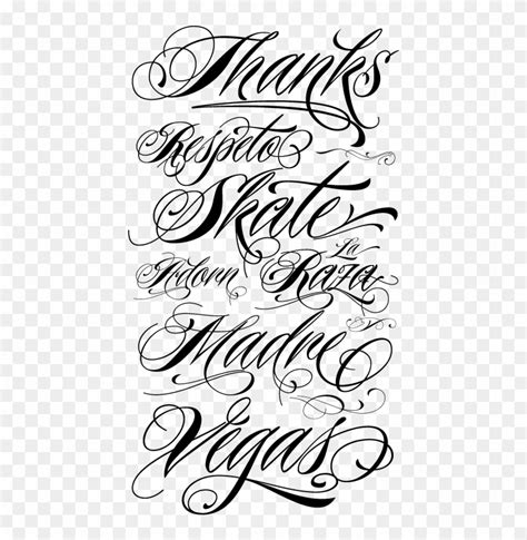 Tattoo Lettering Fonts Cursive | Images and Photos finder