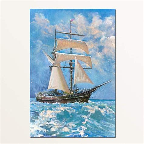 White Sails | Online painting, Sailboat wall art, Sailing