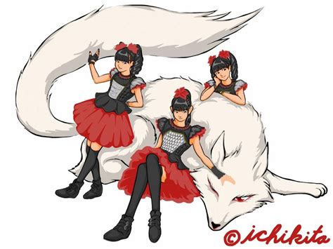 Fan Art - BABYMETAL & FOX GOD Yo Gi Oh, Moa Kikuchi, Suzuka, Heavy Metal Bands, Kitsune, Best ...