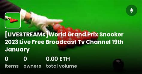 [LIVESTREAMs]World Grand Prix Snooker 2023 Live Free Broadcast Tv Channel 19th January ...