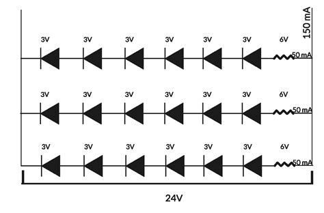 Circuit Diagram Of Led In Series - Circuit Diagram