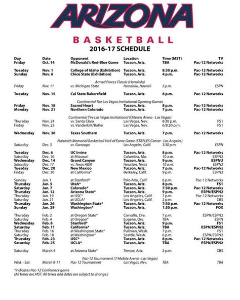 Arizona basketball: Wildcats’ Pac-12 schedule released - Arizona Desert Swarm