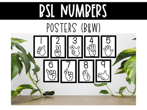 B&W BSL Alphabet Posters | PDF | Teaching Resources