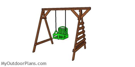 2x4 Toddler Swing Set Plans | MyOutdoorPlans | Free Woodworking Plans ...