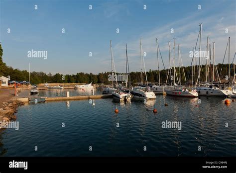 Verkan marina, Korppoo Island, Turku archipelago, Finland Stock Photo ...