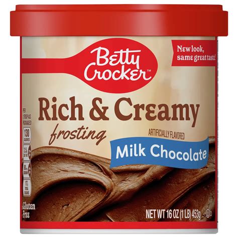 Betty Crocker Rich & Creamy Milk Chocolate Frosting - Shop Icing ...