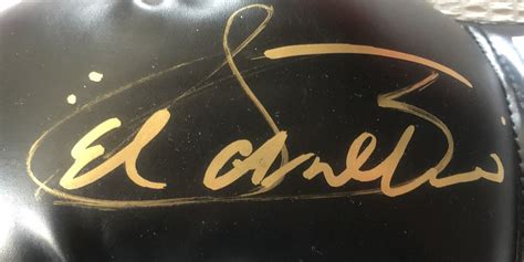 Canelo Alvarez Autographed Signed Gold Everlast Black Boxing Glove ...