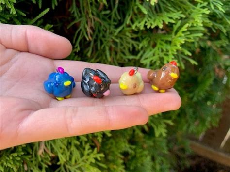 Polymer Clay Stardew Valley Chicken Charms - Etsy