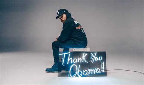 See Chance the Rapper Proudly Model Merch Thanking Obama | News | BET