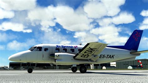 EMB110-P1 Bandeirante Air Rarotonga "E5-TAK" for Microsoft Flight ...