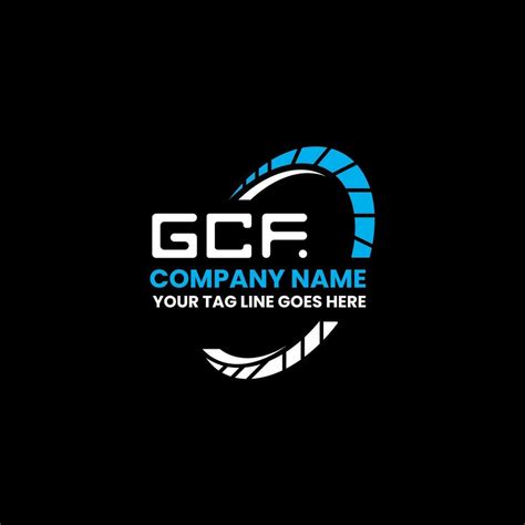 GCF letter logo creative design with vector graphic, GCF simple and ...