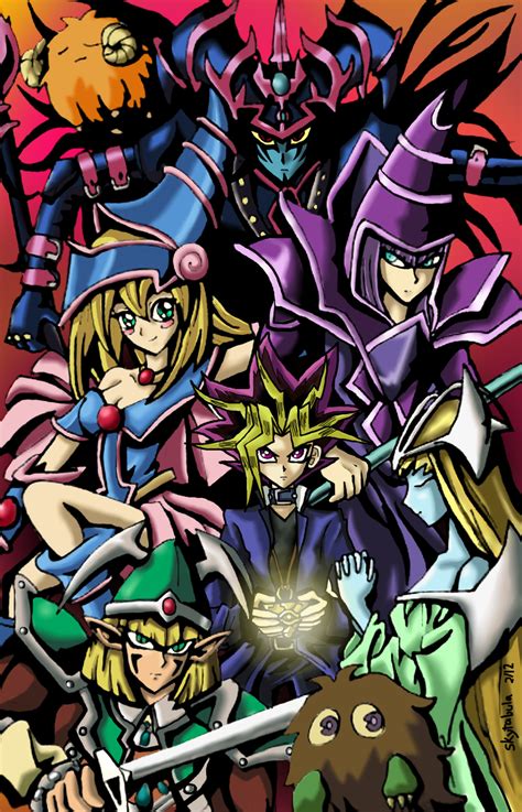 Yu-Gi-Oh! Duel Monsters Colored by skytabula on DeviantArt