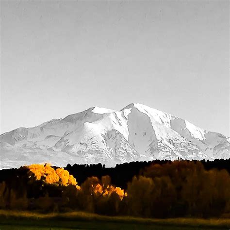 Mt. Sopris in the fall | Natural landmarks, Favorite places, Landmarks