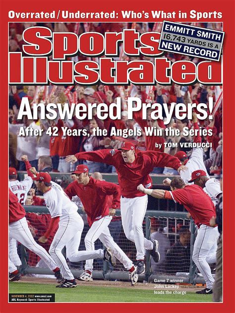 Anaheim Angels John Lackey, 2002 World Series Sports Illustrated Cover ...