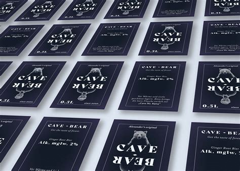 Beer Design - Cave Bear on Behance