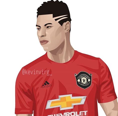 Marcus Rashford Cartoon Drawing