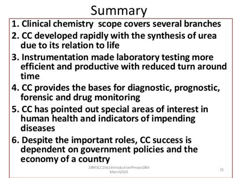 Introduction to clinical chemistry