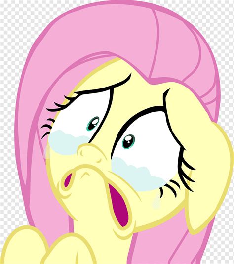 Fluttershy Pinkie Pie Rarity Applejack Crying, fluttershy crying, face, head, meme png | PNGWing