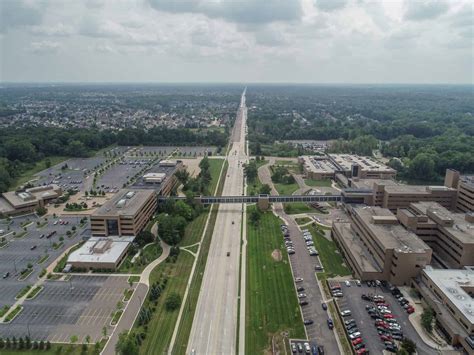 Troy, Michigan Drone Photography - Aerial Photos of Beaumont Medical