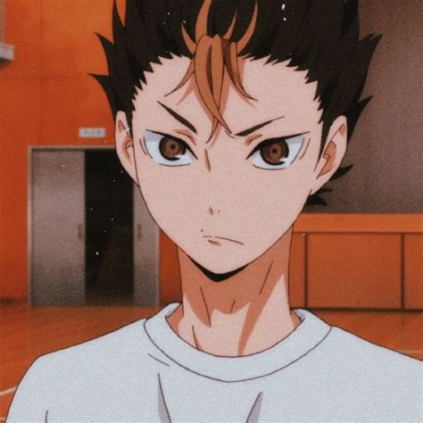 ┊↺ 𝑵𝒊𝒔𝒉𝒊𝒏𝒐𝒚𝒂 ⤨┊ | Haikyuu anime, Anime, Haikyuu nishinoya