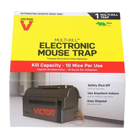 Victor Humane Battery-Powered Non-Toxic No-Touch Multi-Kill Indoor Electronic Mouse Trap M260 ...