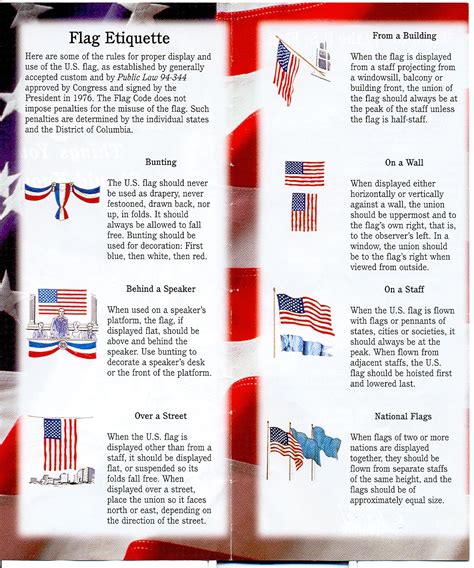 Us Flag Code American Flag Etiquette Rules And Guidelines The | Images ...