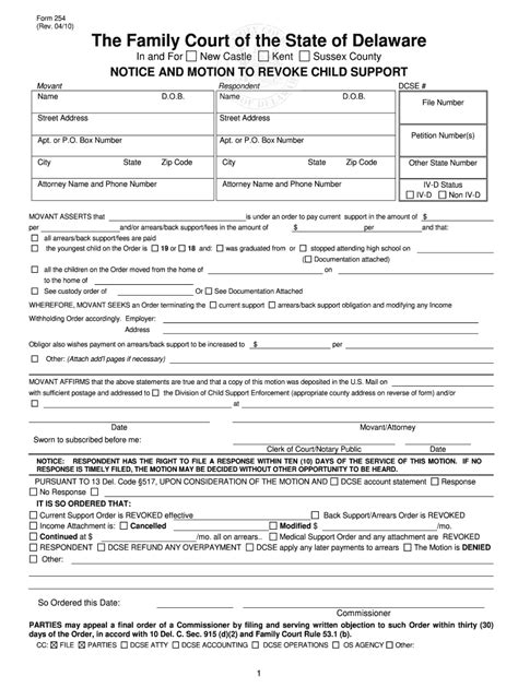 Delaware child custody forms: Fill out & sign online | DocHub