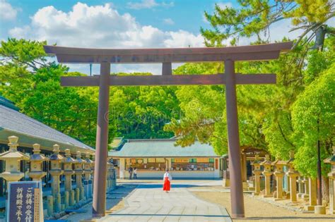 Nishinomiya Shrine (Nishinomiya City, Hyogo Prefecture) Editorial Stock ...