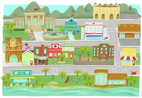 town clip art - Clip Art Library