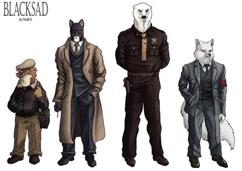 Blacksad characters by ThoRCX | Character art, Furry art, Furry drawing