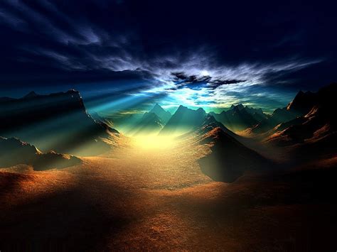 hd wallpapers for desktop: 3d cool scenery wallpapers