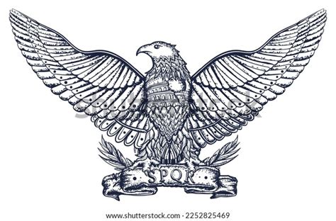 Ancient Rome Eagle Symbol Roman Empire Stock Vector (Royalty Free) 2252825469 | Shutterstock