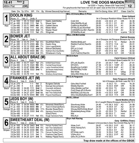 PERRY BARR PREVIEW - Greyhound Star | News from the Greyhound Industry