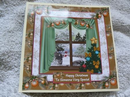 Snowy Christmas Window - CUP650194_819 | Craftsuprint