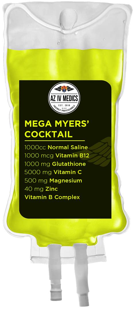 Myers' Cocktail IV - Fast Reliefs From Hungover