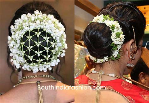 Indian Wedding Bun Hairstyle With Flowers and Gajra!