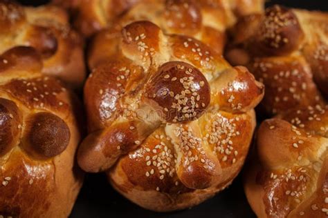 Hojaldras, Pan De Muerto, Day of the Dead Mexican Bread in Mexico Stock Image - Image of ...