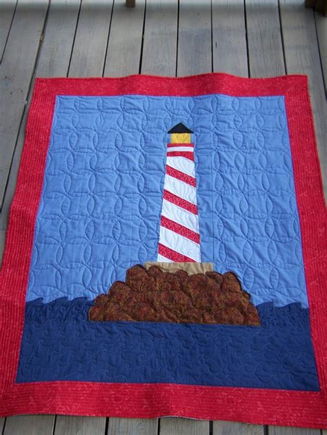 Image result for free lighthouse quilt pattern | Quilts, Nautical quilt, Quilt patterns