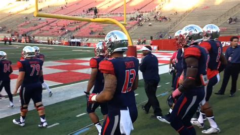 Fresno State in navy blue uniforms - YouTube