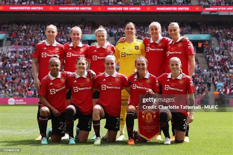 The Manchester United players line up for a team photo prior to the ...